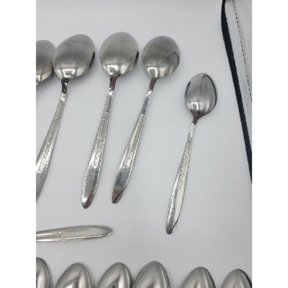 Stanley Roberts Florentine‎ Rose stainless steel 16 tsp 8 tbsp (24) - Picture 15 of 15